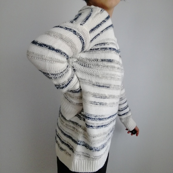 🍁❄️Calvin Klein White Marled Sweater - Picture 3 of 7